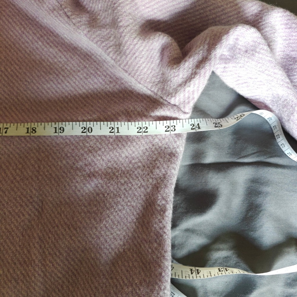 Vineyard Vines Mens 2XL Purple Extrafine Merino Wool Quarter Zip Sweater 2XL - Picture 8 of 9